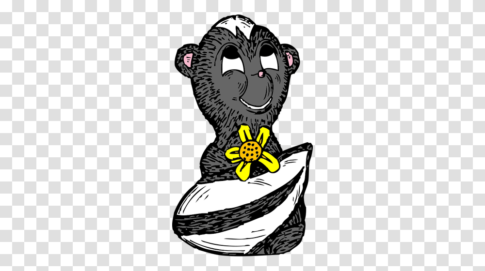 Skunk With A Flower Vector Happy Fathers Day Quotes For Instagram, Eagle, Bird, Animal, Vulture Transparent Png
