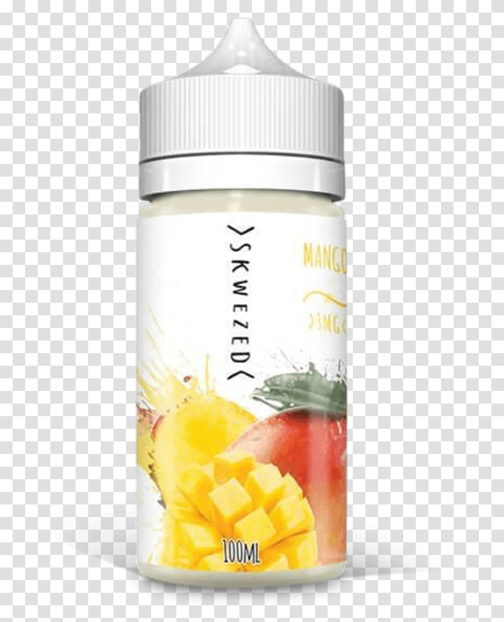 Skwezed 100ml Mango Plastic Bottle, Plant, Shaker, Food, Fruit Transparent Png