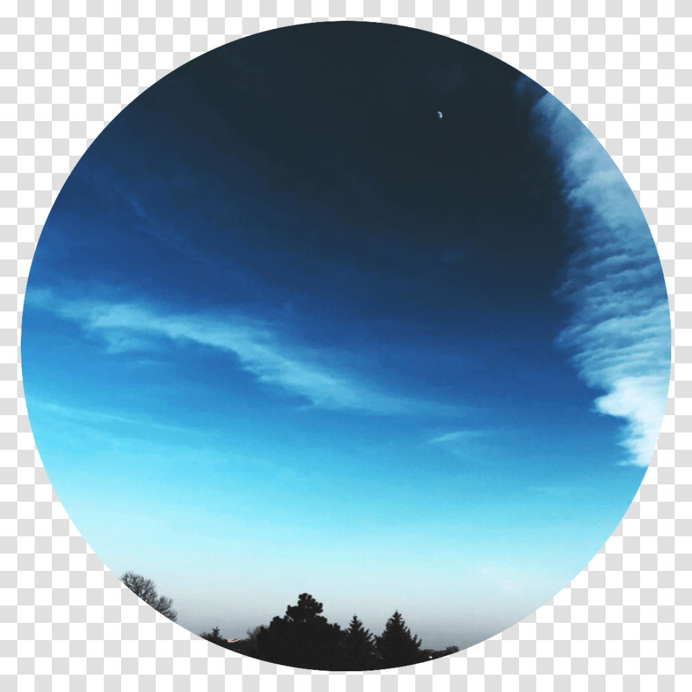 Sky Backgroundalissabeanz Icon Background Iconbackgro Circle Icon Sky, Moon, Outer Space, Night, Astronomy Transparent Png