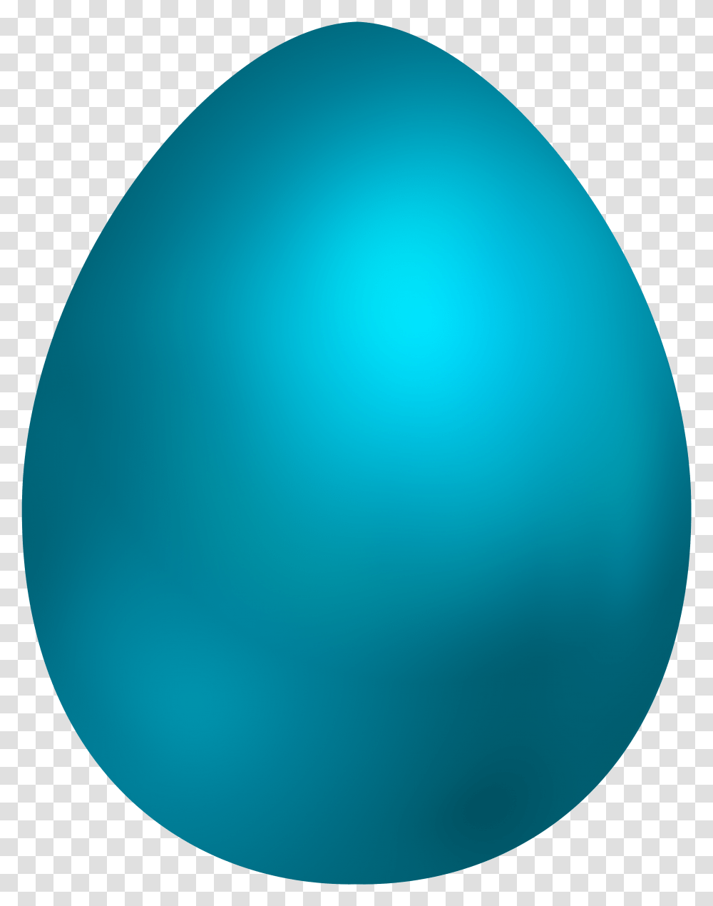 Sky Blue Easter Egg Clip Art Blue Easter Egg, Balloon, Food Transparent Png
