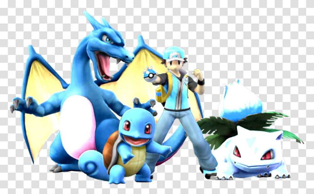 Sky Blue Edition Photo Pokemontrainersky Pokemon Trainer Red Version, Toy, Person, Human, Super Mario Transparent Png