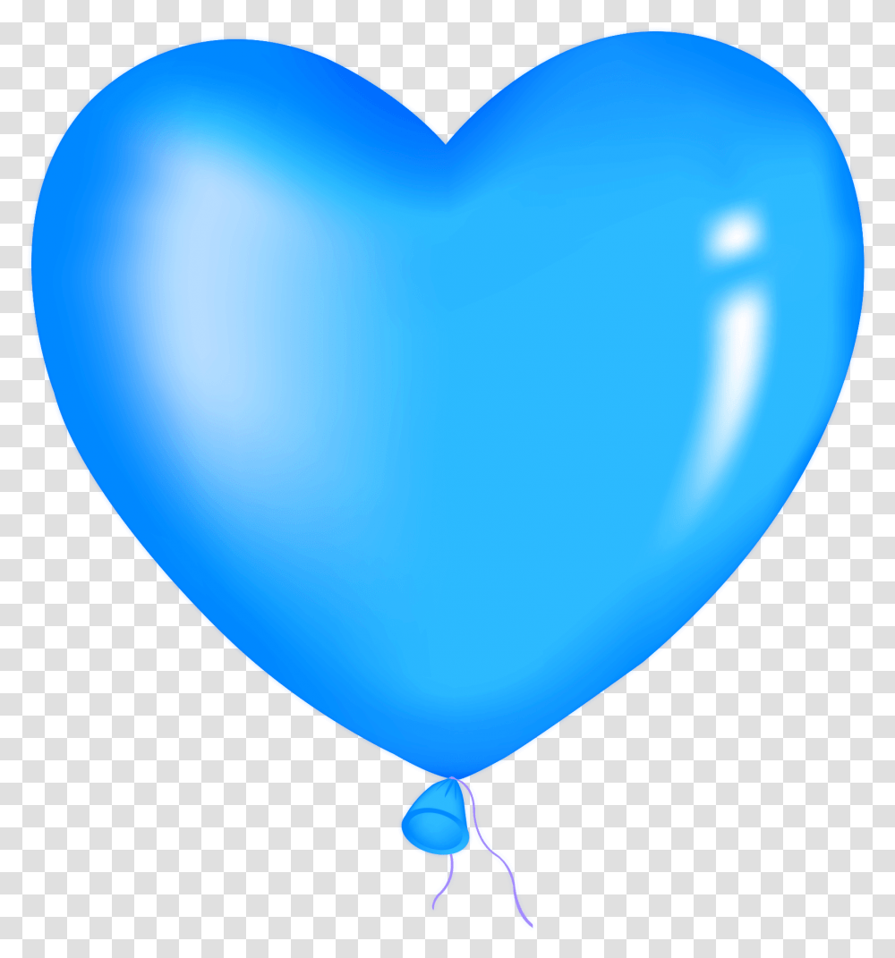 Sky Blue Heart, Balloon Transparent Png