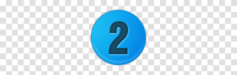 Sky Blue Number 2 Image Transparent Png