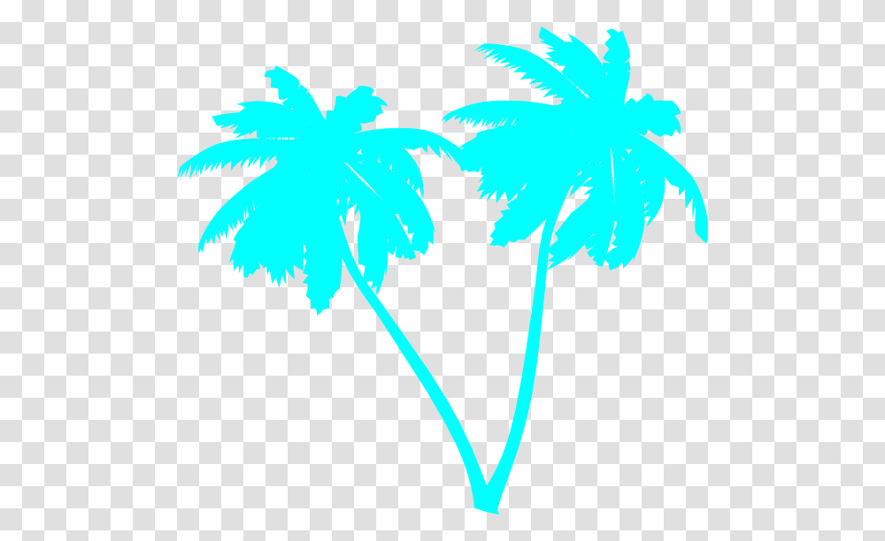 Sky Blue Palms Svg Clip Arts Palm Tree Clip Art Vector, Floral Design, Pattern, Light Transparent Png