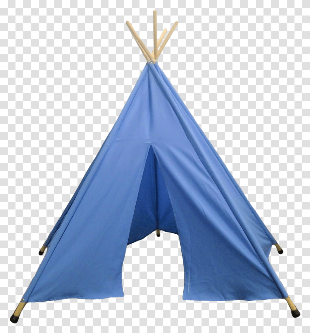 Sky Blue Teepee Tent, Mountain Tent, Leisure Activities, Camping Transparent Png