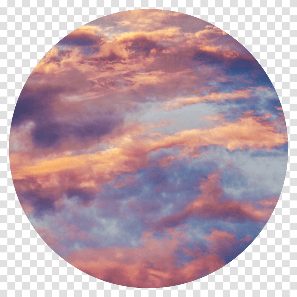 Sky Clouds Cloud Circle Background Blue Ombre Sky With Clouds Painting, Moon, Outer Space, Night, Astronomy Transparent Png