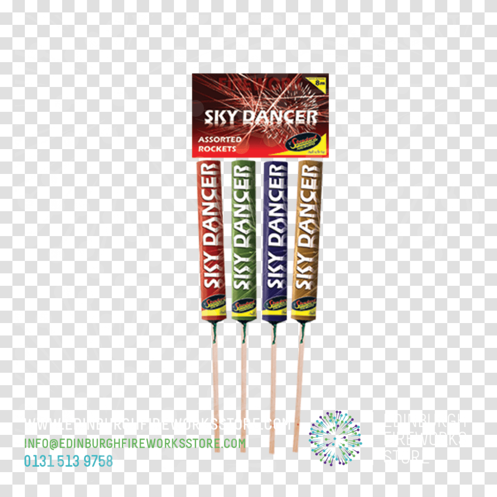 Sky Dancer Rockets By Standard Fireworks From Edinburgh Electronic Component, Toothpaste, Tool Transparent Png