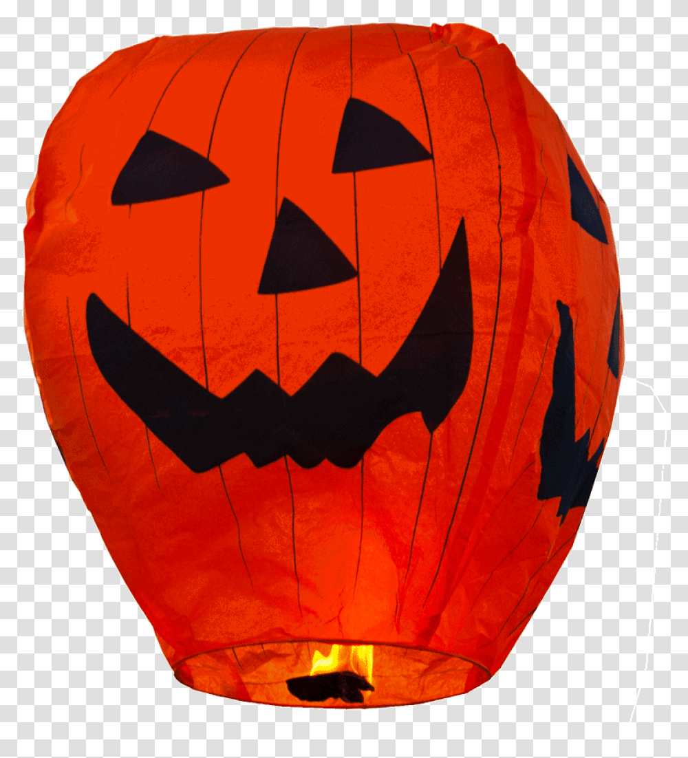 Sky Lantern, Lamp, Halloween, Hot Air Balloon, Aircraft Transparent Png