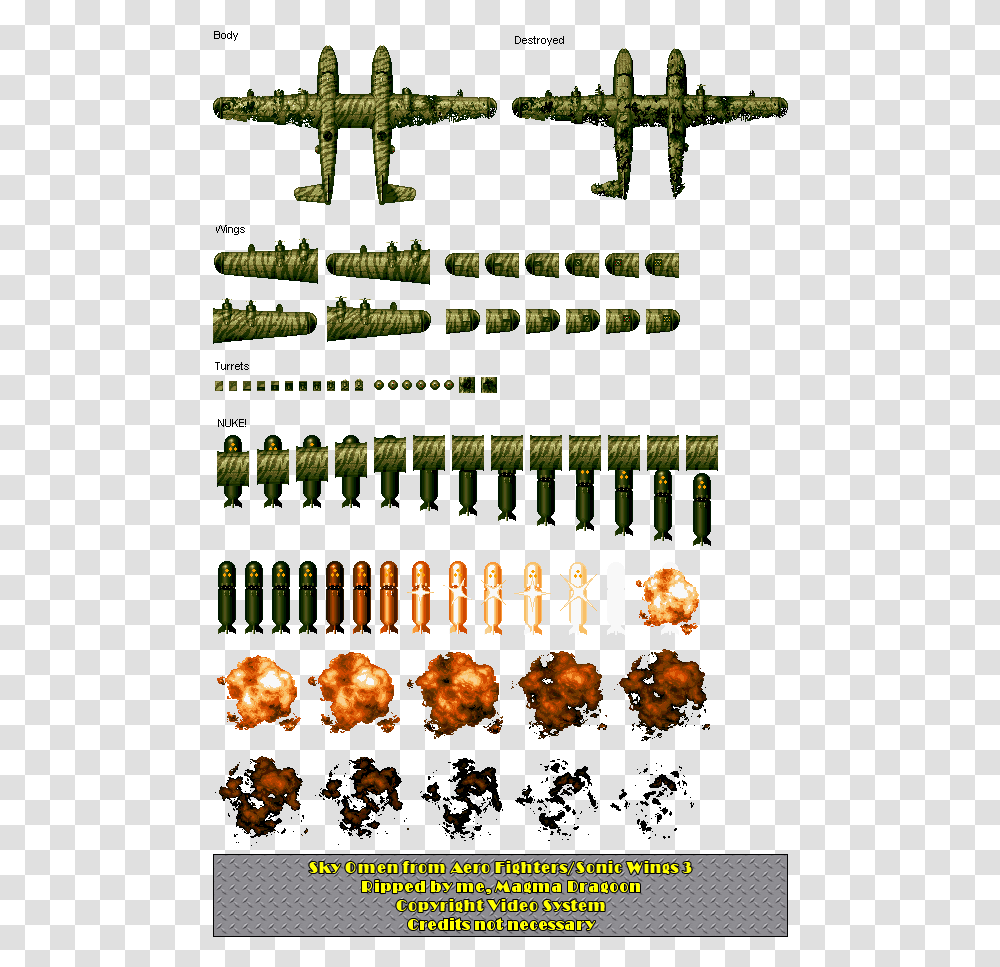 Sky Omen Aero Fighters Sprites, Electronic Chip, Hardware, Electronics, Computer Transparent Png