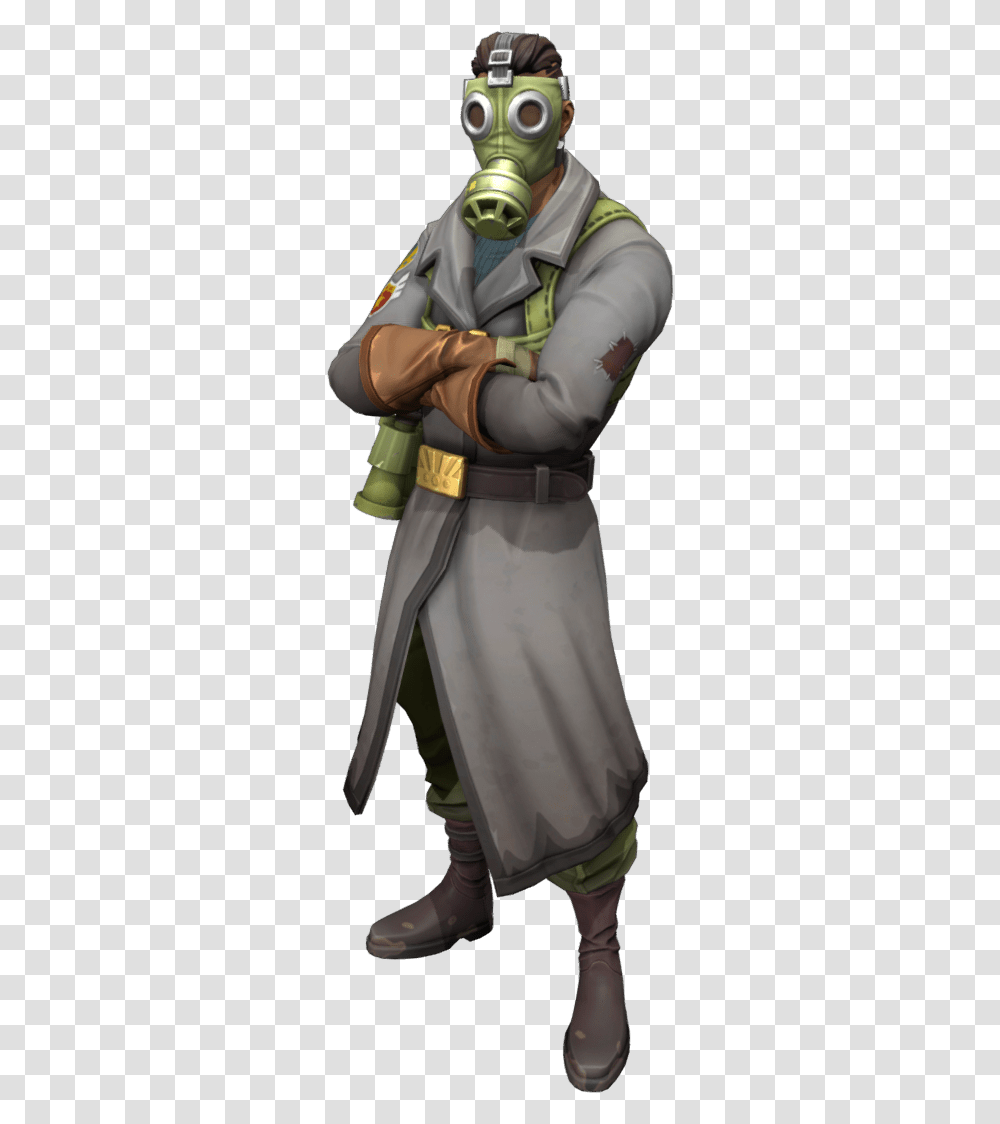 Sky Stalker Outfit Gas Mask, Person, Sleeve, Figurine Transparent Png