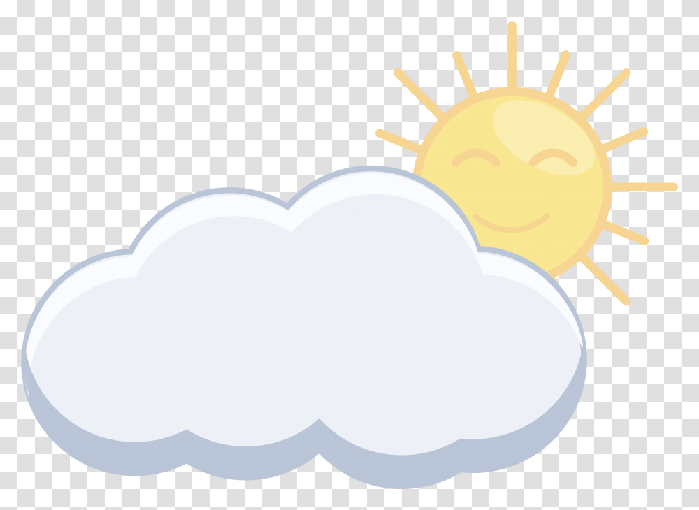 Sky Vector Cartoon Cloud With Sun, Sweets, Food, Confectionery, Light Transparent Png