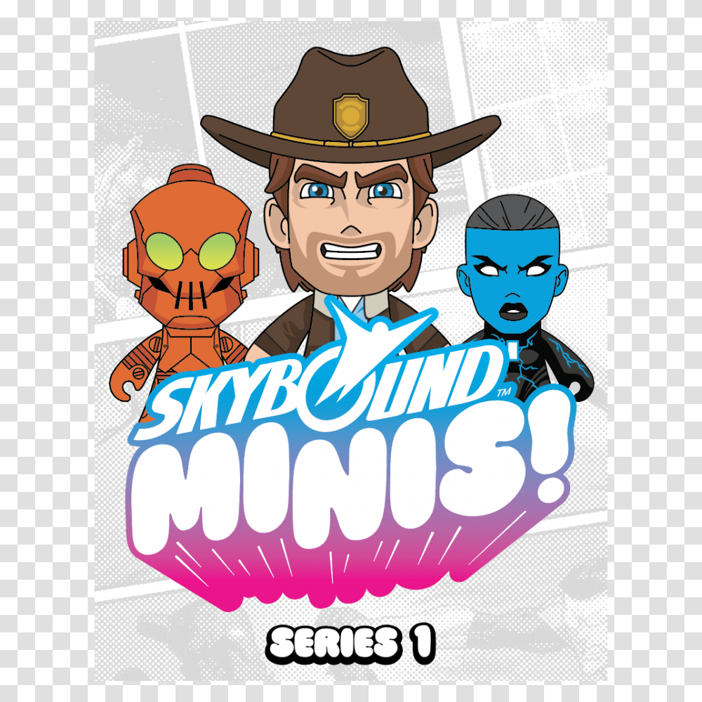 Skybound Minis Case Of Blind Box Figures, Poster, Advertisement, Flyer, Paper Transparent Png