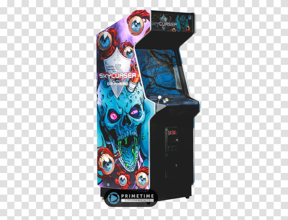Skycurser Dedicated Cabinet By Griffin Aerotech Arcade Cabinet Shoot Em Up, Arcade Game Machine Transparent Png