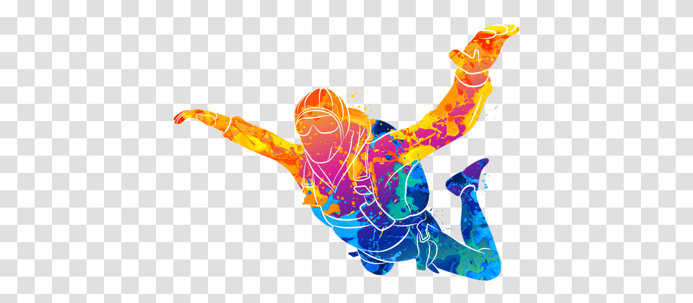 Skydiver Vector, Light, Animal Transparent Png