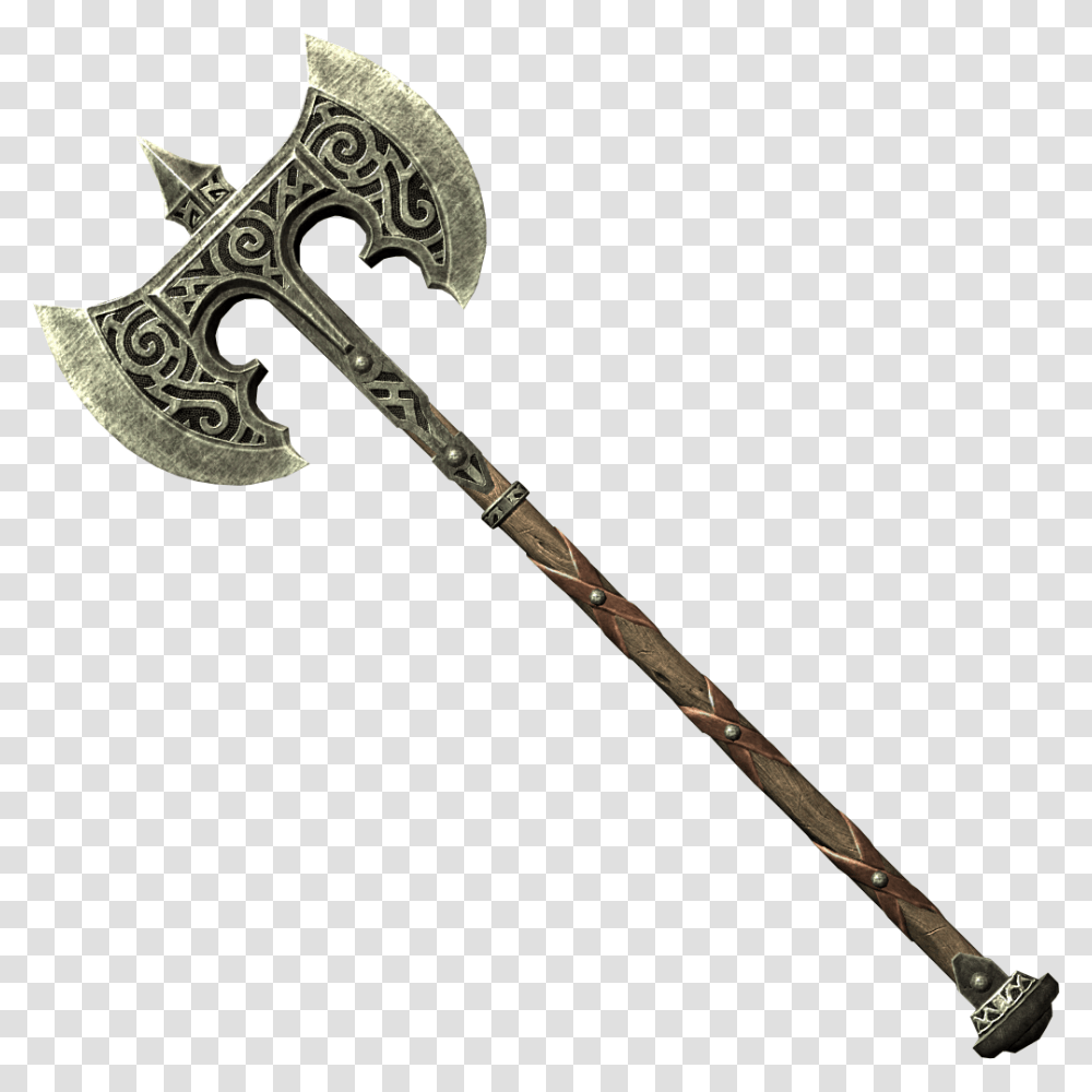 Skyforge Steel Battleaxe Kaolin Weapons Axe And Sword, Tool, Electronics, Hardware, Blade Transparent Png