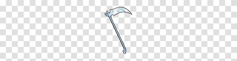 Skyforged Scythe, Axe, Tool, Pin, Silhouette Transparent Png