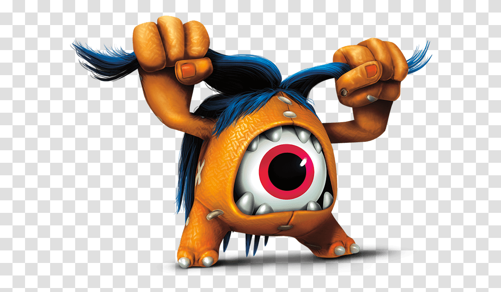 Skylanders Eye Scream, Hand, Inflatable, Toy, Person Transparent Png