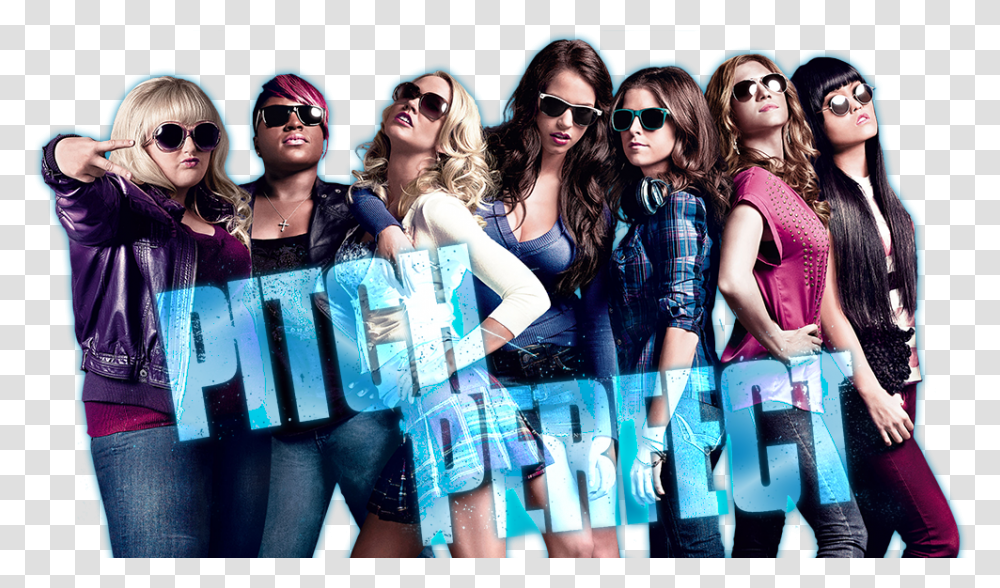 Skylar Astin Anna Kendrick And Brittany Snow Image Pitch Perfect 1 Background, Sunglasses, Person, Shorts Transparent Png