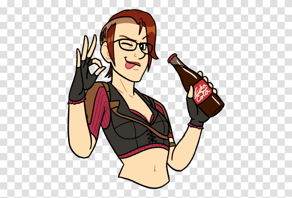 Skyline Clipart Fallout New Vegas Cartoon, Person, Human, Beverage, Drink Transparent Png