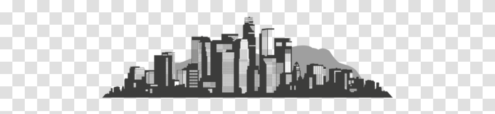 Skyline Clipart Los Angeles Los Angeles Skyline Graphic, Weapon Transparent Png