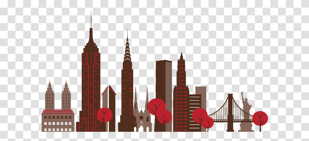 Skyline Gotham, Metropolis, City, Urban, Building Transparent Png