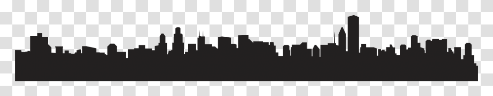 Skyline, Gray, Silhouette, Stencil Transparent Png