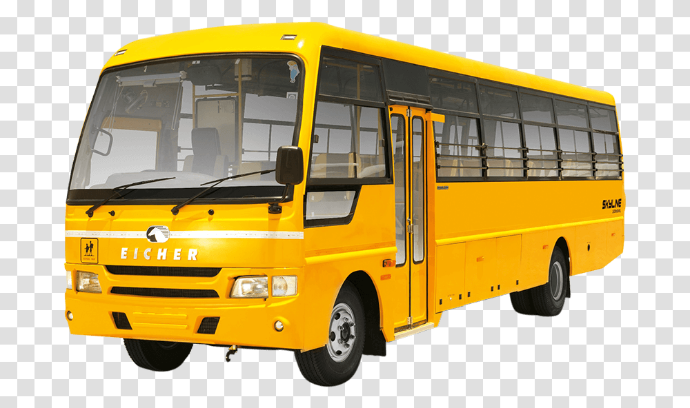 Skyline Non Ac School Bus Eicher Skyline School Bus, Vehicle, Transportation Transparent Png