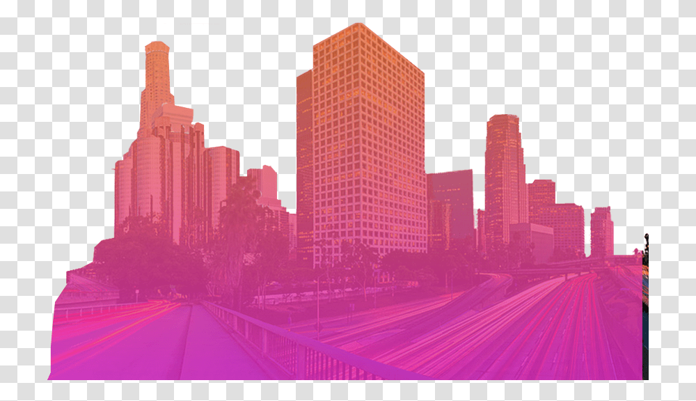 Skyline, Urban, Road, City, Building Transparent Png