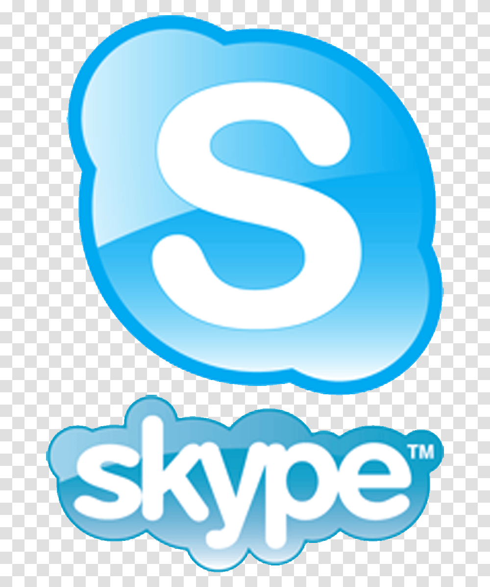 Skype Clipart Whatsapp Skype Logo Background, Label, Icing Transparent Png
