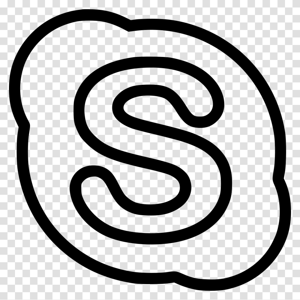 Skype Copyrighted Skype Logo White, Label, Bowl, Coffee Cup Transparent Png