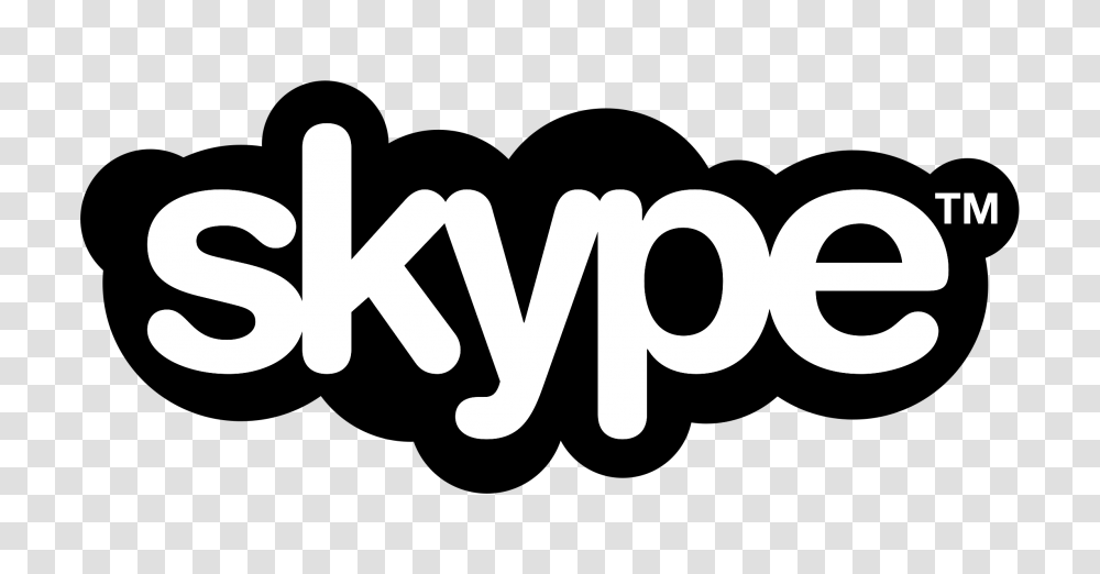 Skype Logo Image Black Skype Logo, Word, Text, Label, Alphabet Transparent Png