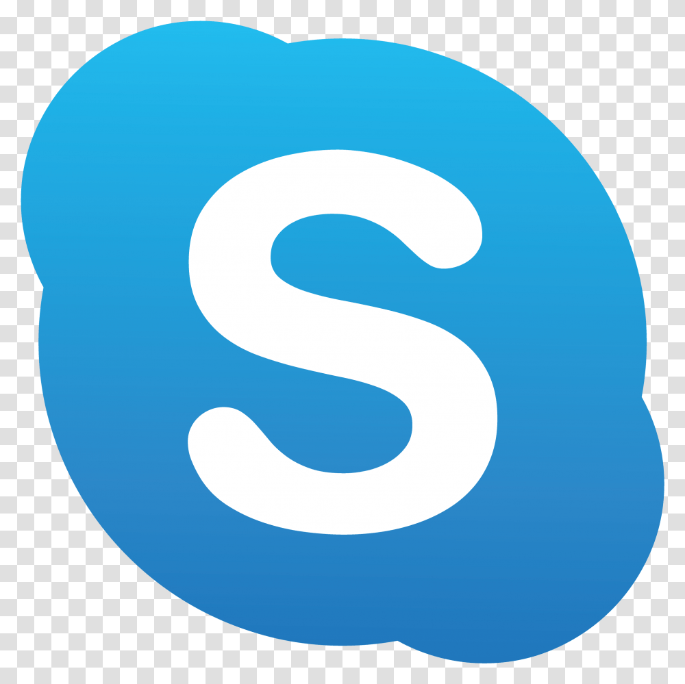 Skype Logo Number, Word, Text, Symbol, Trademark Transparent Png