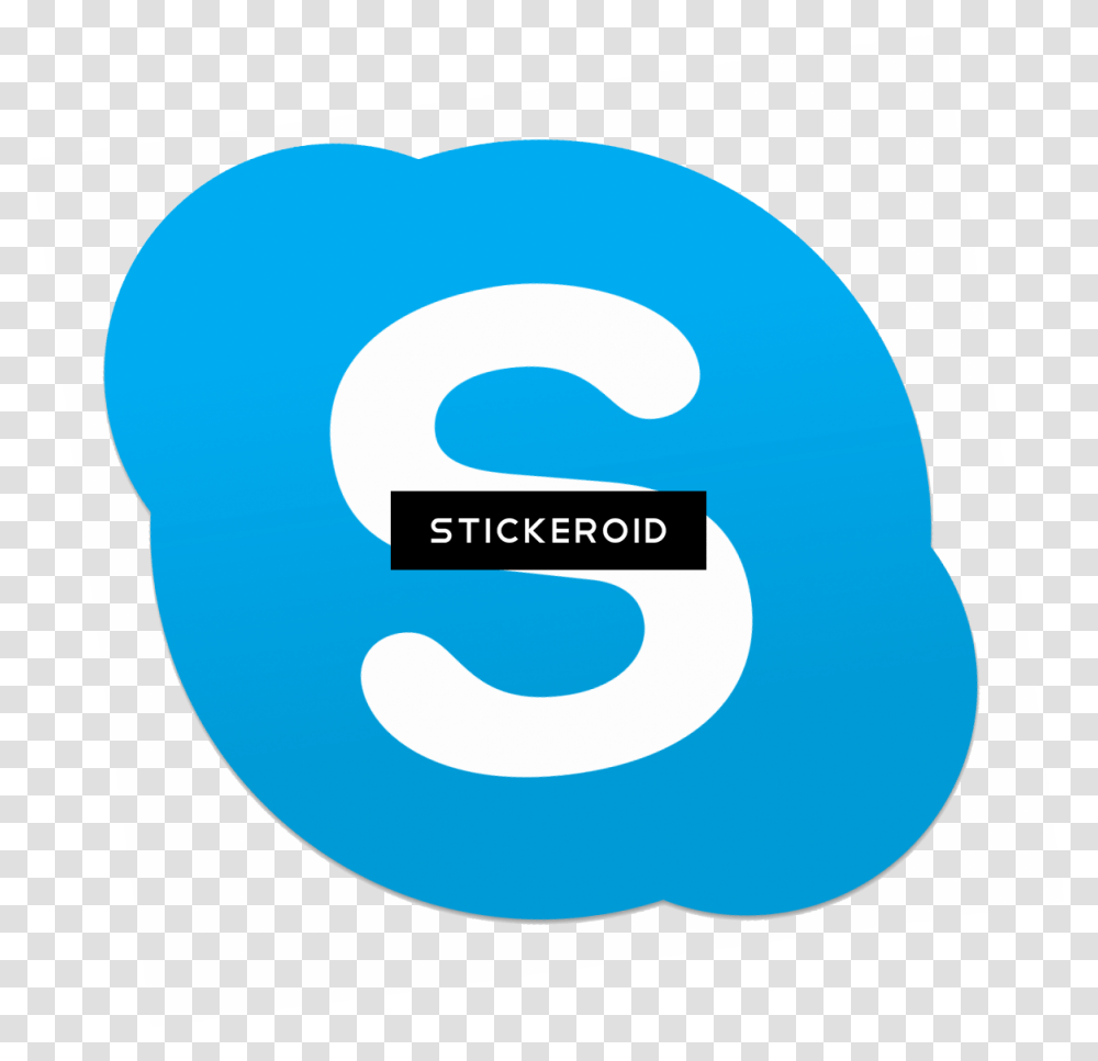 Skype Logo, Label, Paper Transparent Png