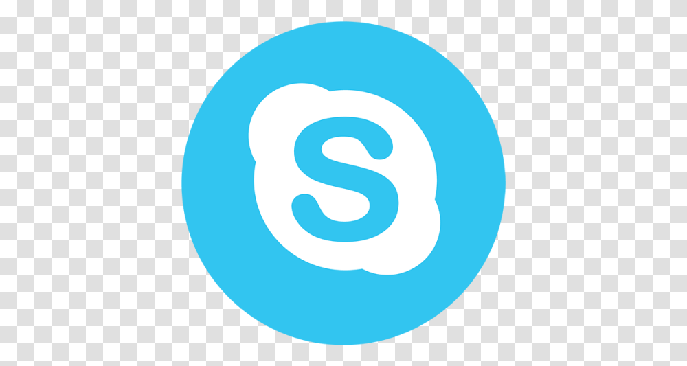 Skype Social Media Icon, Logo, Trademark Transparent Png