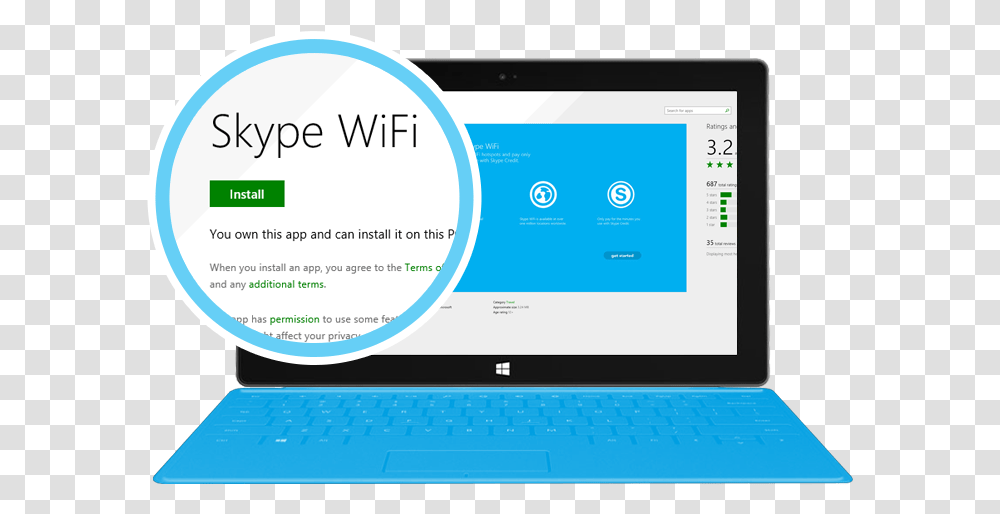 Skype Wifi, Computer, Electronics, Tablet Computer, Computer Keyboard Transparent Png
