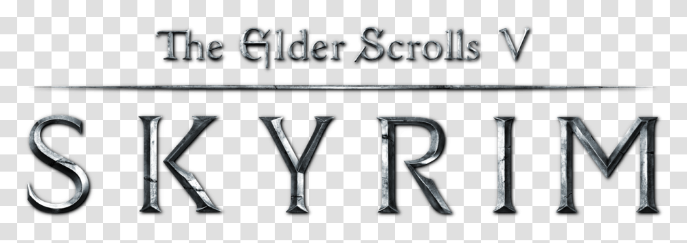 Skyrim, Alphabet, Logo Transparent Png