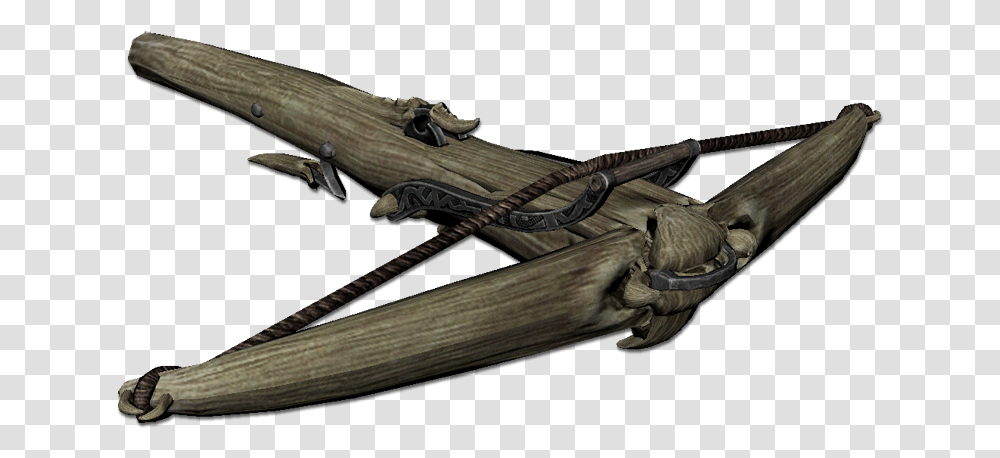 Skyrim Crossbow, Weapon, Weaponry, Wood, Bird Transparent Png