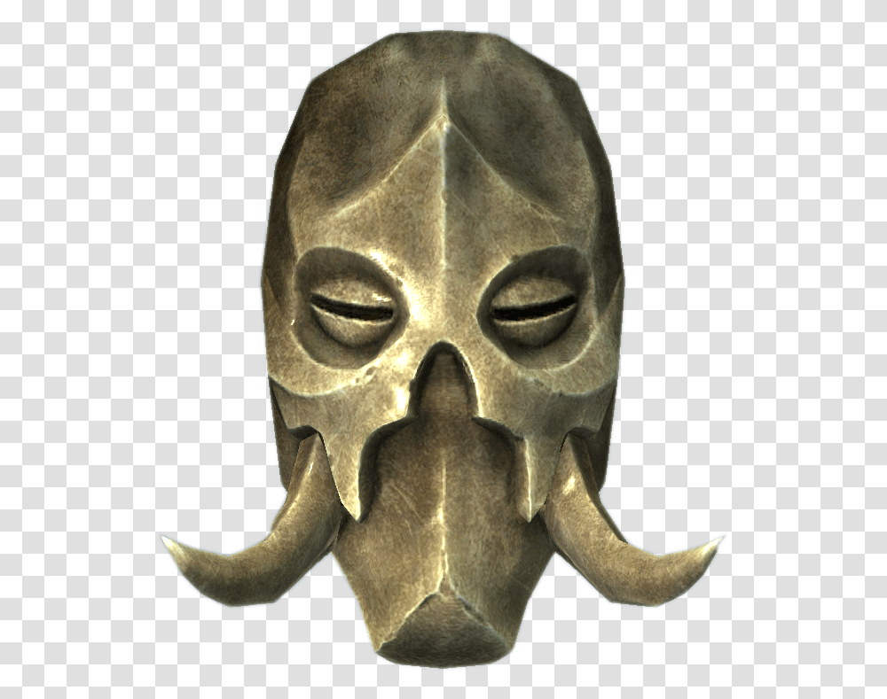 Skyrim Dragon Priest Masks Konahrik Dragon Priest Mask Konahrik, Bronze, Elephant, Wildlife, Mammal Transparent Png