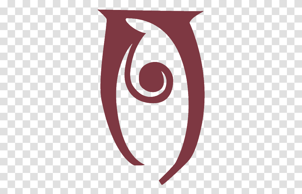 Skyrim Icon Circle, Spiral, Coil, Maroon Transparent Png