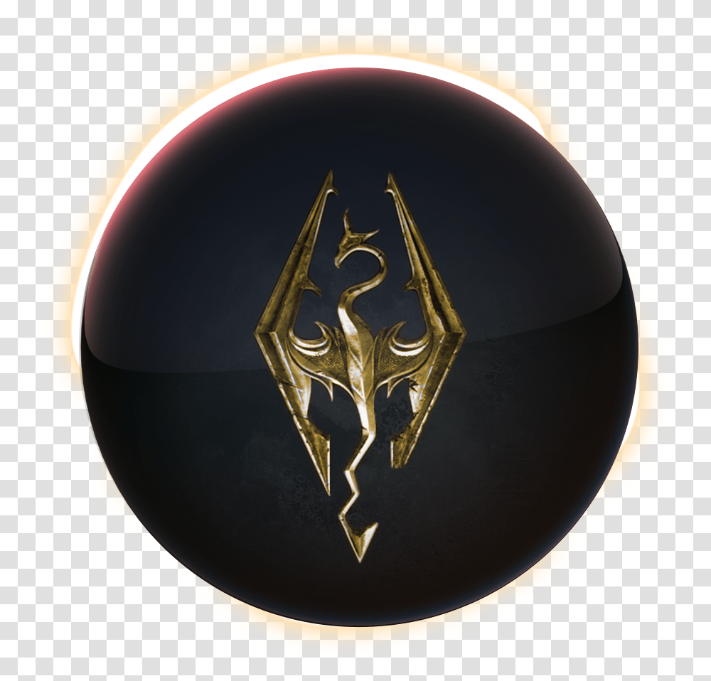 Skyrim Icon Elder Scrolls Skyrim, Helmet, Apparel, Logo Transparent Png