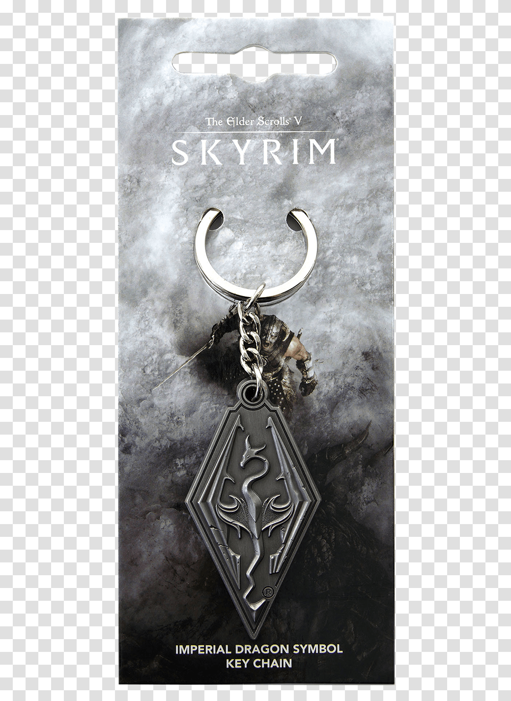 Skyrim Keychain, Trophy, Gold, Logo Transparent Png