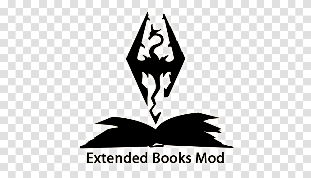 Skyrim Remove Black Books Mod Skyrim Logo Svg, Symbol, Trademark, Emblem, Stencil Transparent Png