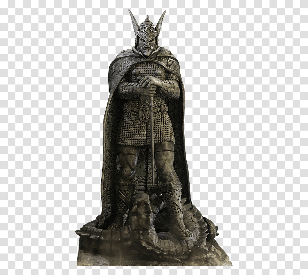 Skyrim Talos Statue, Person, Human, Armor, Bronze Transparent Png