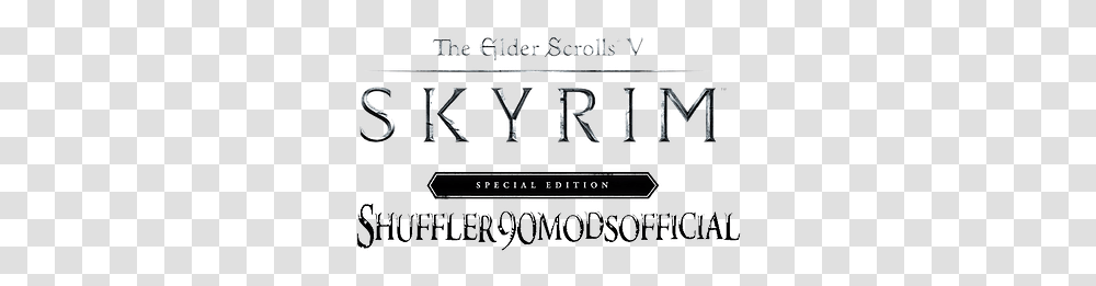 Skyrim, Alphabet, Number Transparent Png