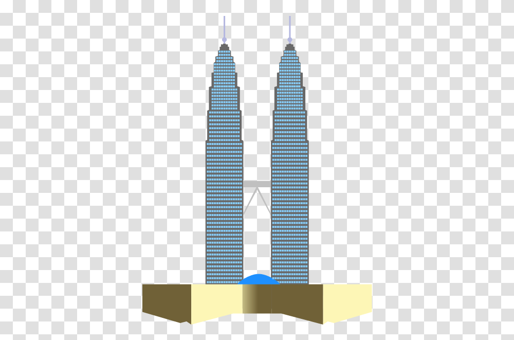 Skyscraper Clipart Architecture Building Twin Towers Malaysia Clipart, City, Urban, High Rise, Word Transparent Png