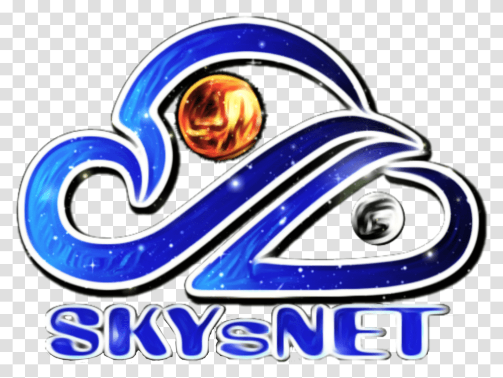 Skysnet Logo Cloud Sun Moon Sticker By Sky's Design Language, Helmet, Graphics, Art, Text Transparent Png