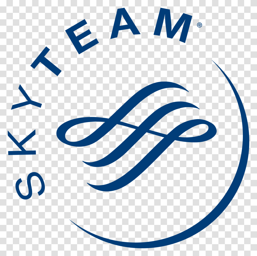 Skyteam Alliance Logo, Alphabet, Label, Handwriting Transparent Png