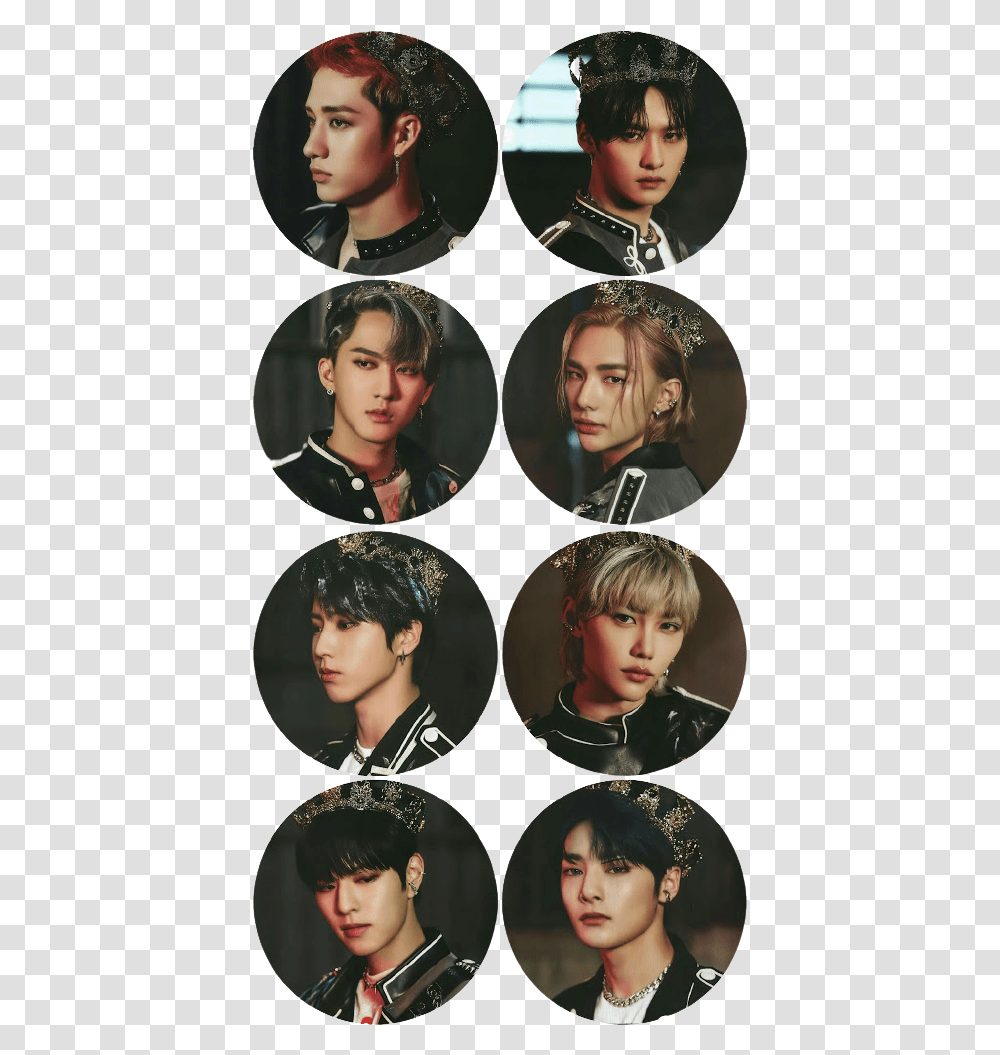 Skz Crown Icons Skz Crown, Person, Human, Face, Hair Transparent Png