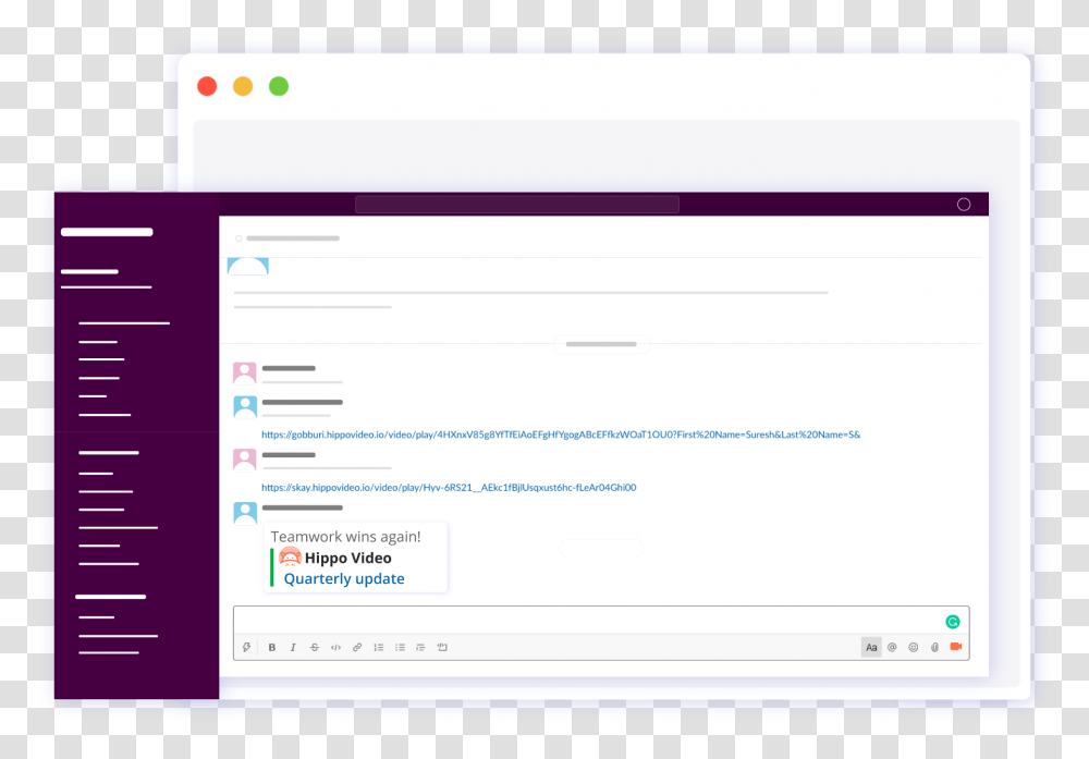 Slack Integration With Hippo Video Vertical, Text, Page, File, Screen Transparent Png