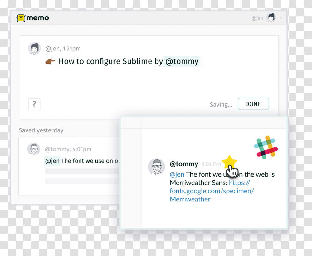 Slack Memo, File, Webpage, Business Card Transparent Png